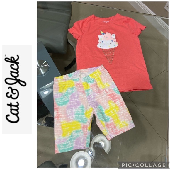 Cat & Jack girls outfit size 7/8 - Picture 1 of 7